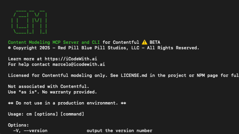 Content Modeling CLI gallery image 2