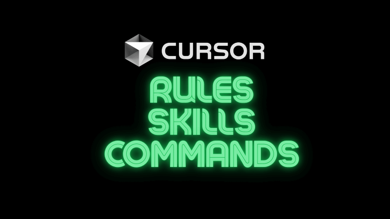 Cursor Rules, Skills, and Commands, Oh My! When to Use Each